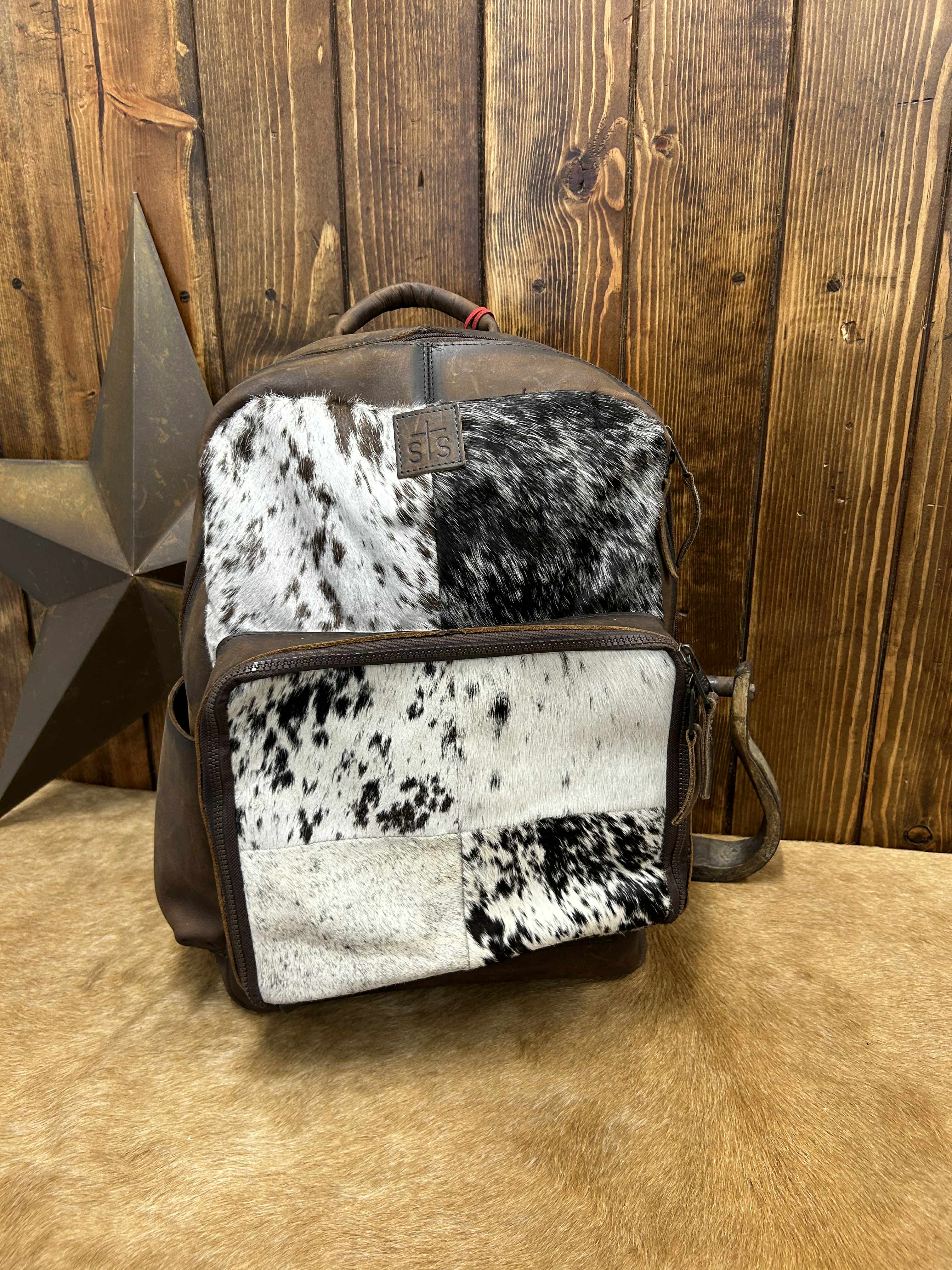 STS Cowhide Whitness Backpack-Backpacks-Carrol STS Ranchwear-Lucky J Boots & More, Women's, Men's, & Kids Western Store Located in Carthage, MO