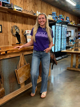 Women's Flying Monkey Isabel Mid Rise Wide Leg Jean-Women's Denim-Flying Monkey-Lucky J Boots & More, Women's, Men's, & Kids Western Store Located in Carthage, MO