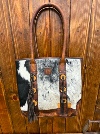 STS Guadalupe Cowhide Palomino Tote