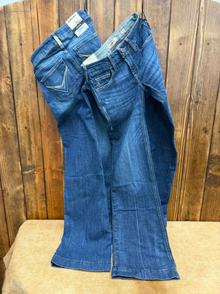 Women's Ariat Perfect Rise Lelani Trouser Jean-Women's Denim-Ariat-Lucky J Boots & More, Women's, Men's, & Kids Western Store Located in Carthage, MO