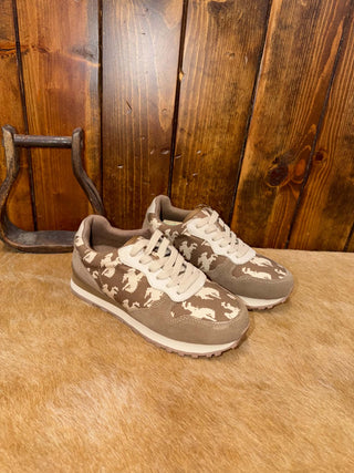 Women's Roper Brown Cow Suede Giddy Up Shoes