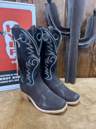 Men's Hyer McCune Charcoal Roughout Boot-Men's Boots-HYER Boots-Lucky J Boots & More, Women's, Men's, & Kids Western Store Located in Carthage, MO
