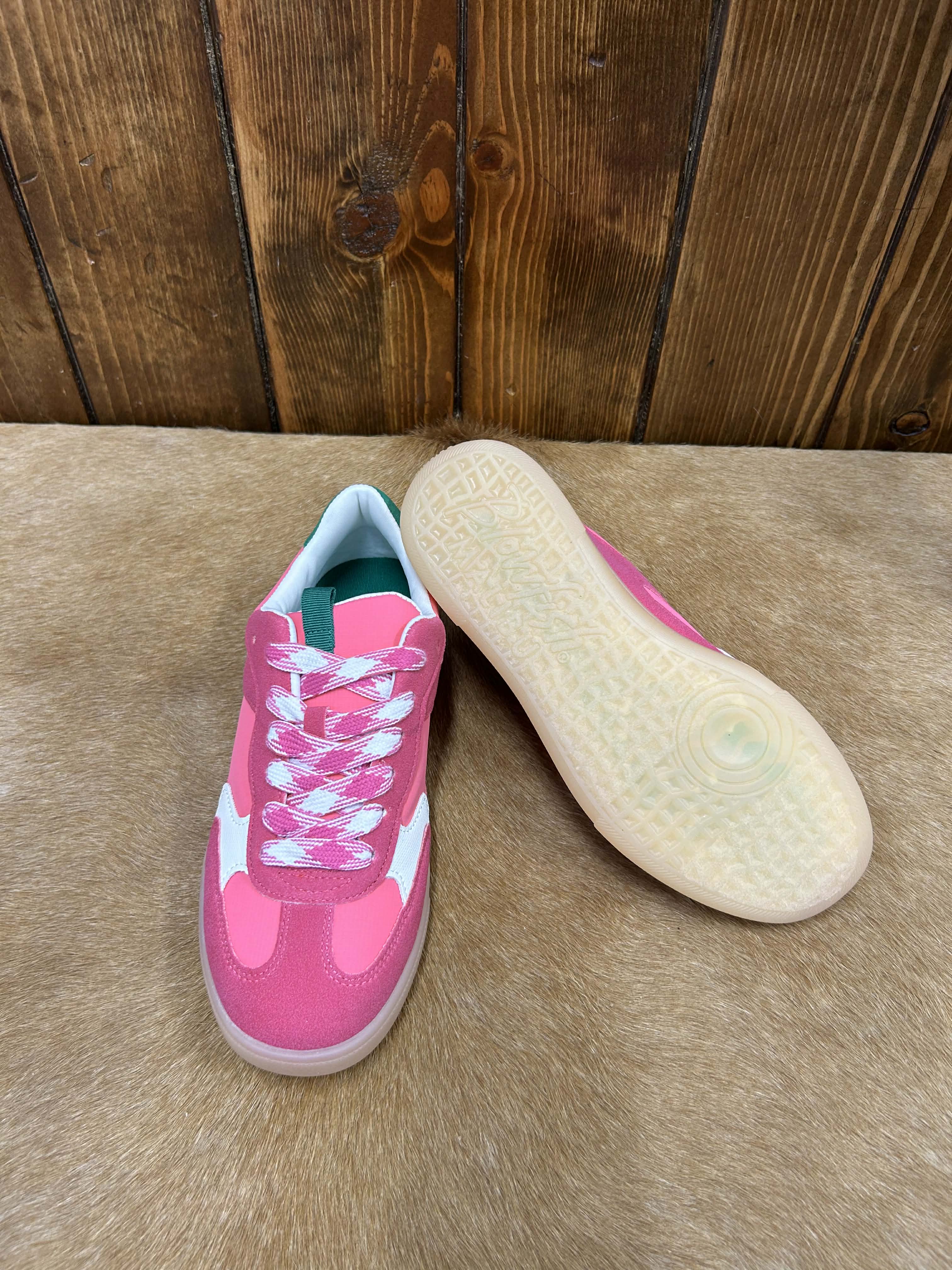 Women's Blowfish Malibu Pink Glow Tastic Sneaker-Women's Casual Shoes-Blowfish Malibu-Lucky J Boots & More, Women's, Men's, & Kids Western Store Located in Carthage, MO