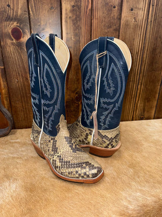 Men's Anderson Bean Natural Matte Giant Python Boots