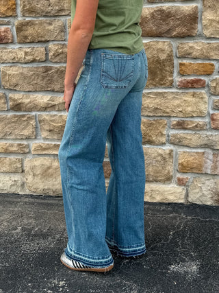 Women's Ariat Ultra High Rise Mavis Wide Leg Jean