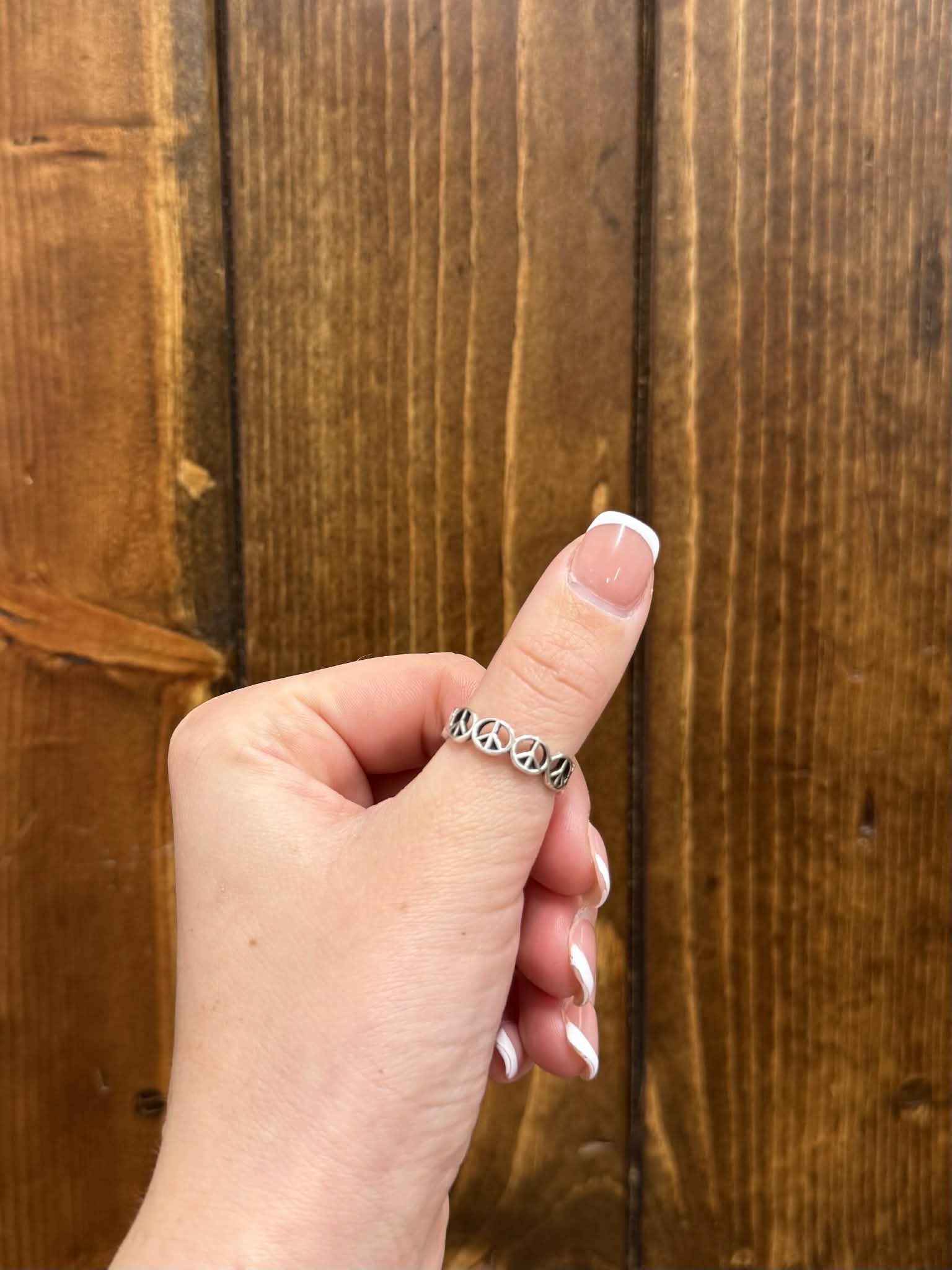 Peace Out Ring-Rings-LJ Turquoise-Lucky J Boots & More, Women's, Men's, & Kids Western Store Located in Carthage, MO