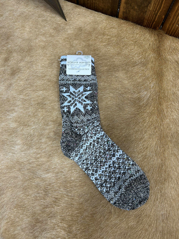 Holiday Confetti Crew Socks-Socks-World's Softest Socks-Lucky J Boots & More, Women's, Men's, & Kids Western Store Located in Carthage, MO
