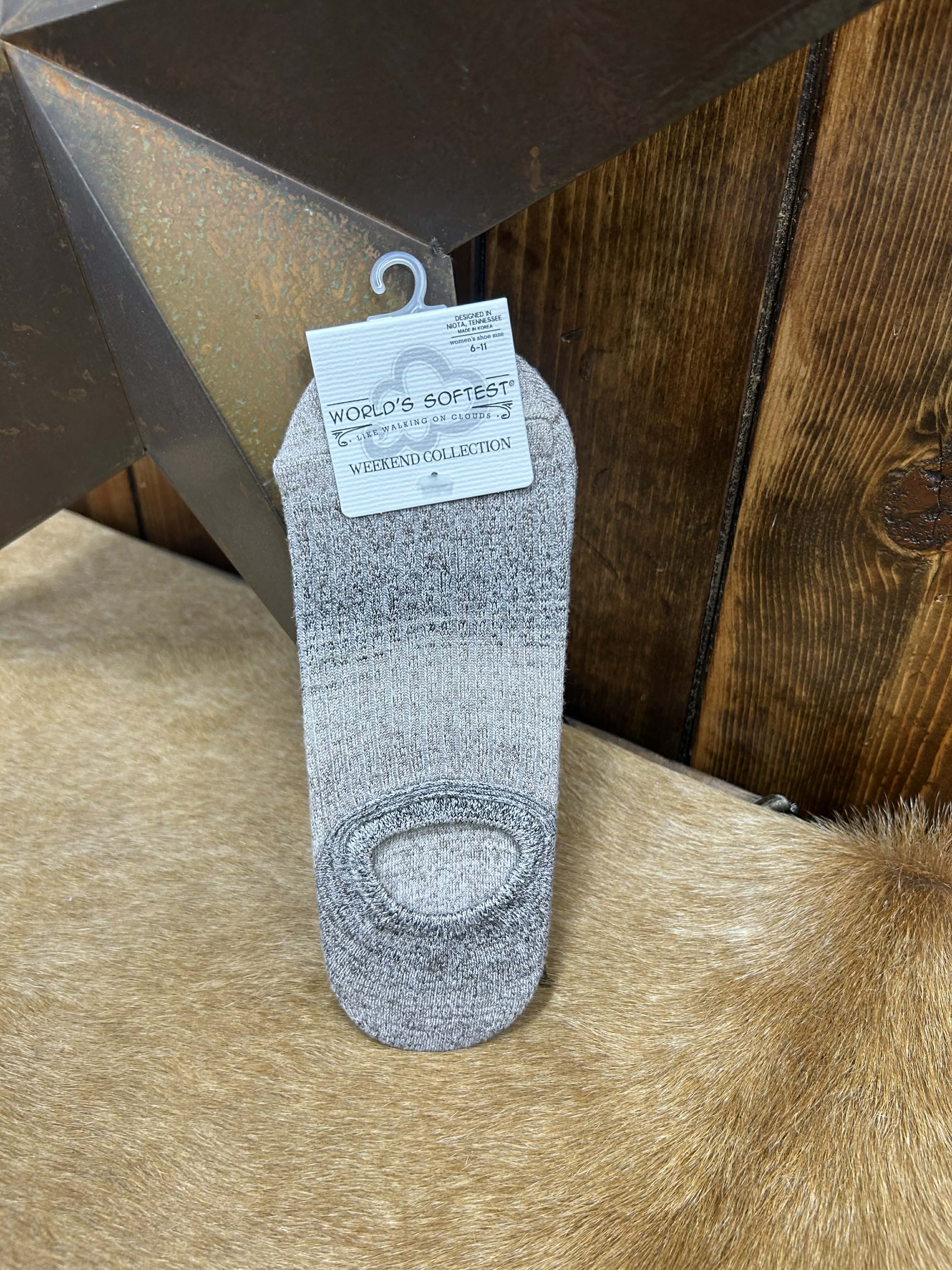 Weekend Collection Ankle Socks WSRIBRLO-Socks-World's Softest Socks-Lucky J Boots & More, Women's, Men's, & Kids Western Store Located in Carthage, MO