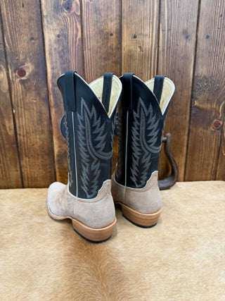 Men's Horse Power Tan Vintage Reversed Smooth Quill Boot-Men's Boots-Horse Power-Lucky J Boots & More, Women's, Men's, & Kids Western Store Located in Carthage, MO