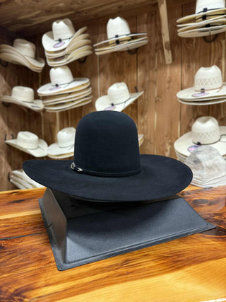 Rodeo King 30X Black Felt Hat 4 7/8" Brim-Felt Cowboy Hats-Rodeo King-Lucky J Boots & More, Women's, Men's, & Kids Western Store Located in Carthage, MO