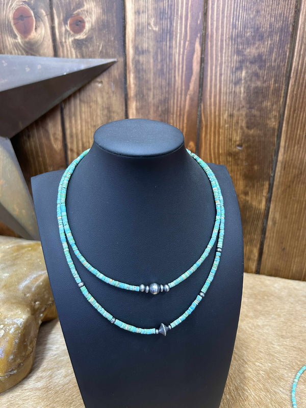 Rhodes Necklace-Necklaces-LJ Turquoise-Lucky J Boots & More, Women's, Men's, & Kids Western Store Located in Carthage, MO