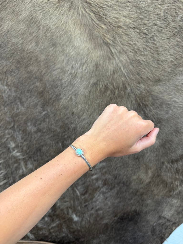 Kendall Cuff-Bracelets-LJ Turquoise-Lucky J Boots & More, Women's, Men's, & Kids Western Store Located in Carthage, MO