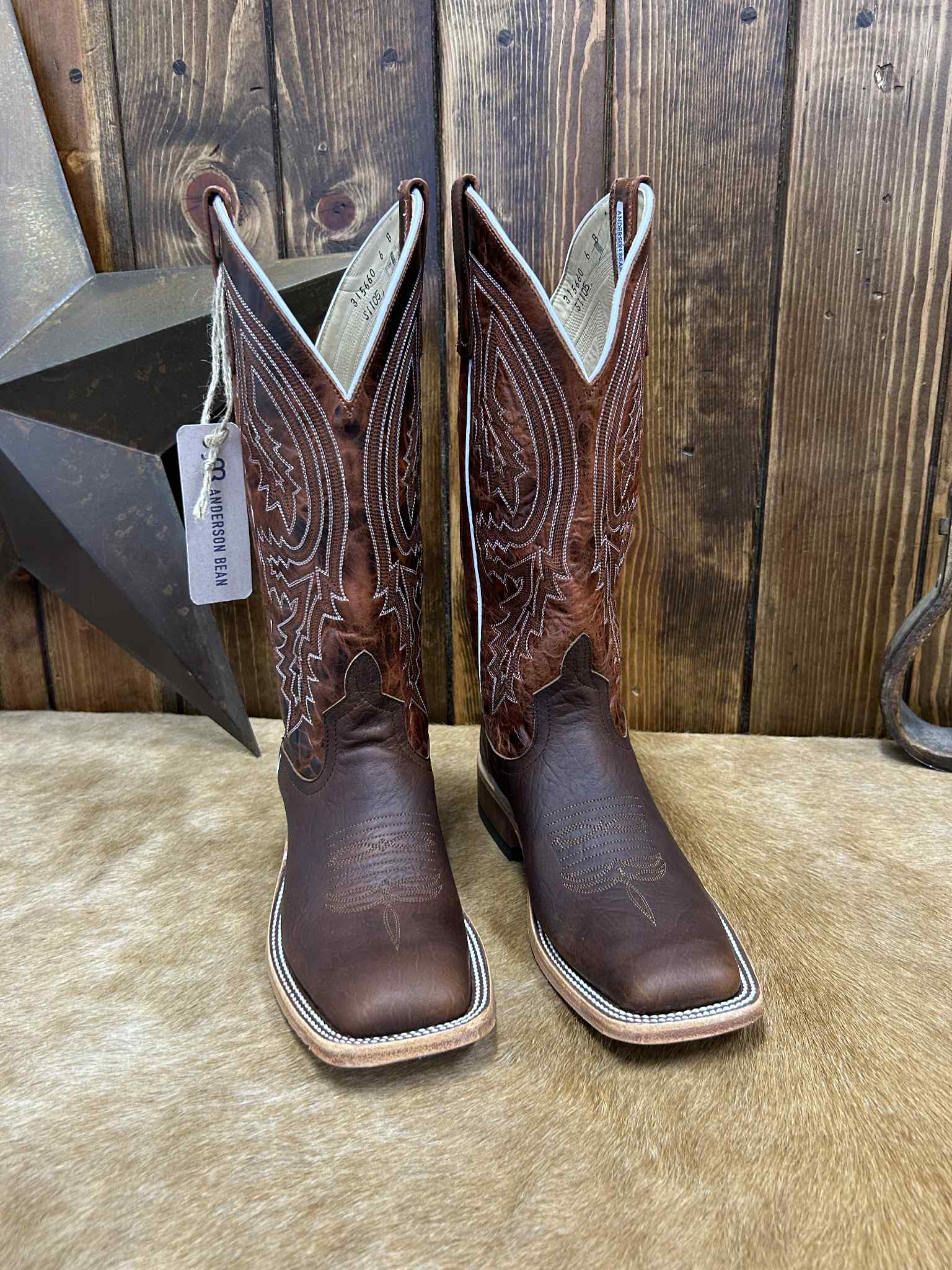 Women's Anderson Bean Mike Tyson Bison Boots-Women's Boots-Anderson Bean-Lucky J Boots & More, Women's, Men's, & Kids Western Store Located in Carthage, MO
