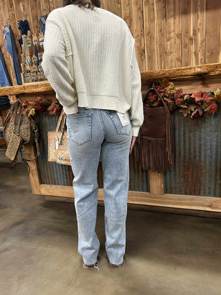 Hidden Macy Classic Fit Straight Leg Jean-Women's Denim-HIDDEN-Lucky J Boots & More, Women's, Men's, & Kids Western Store Located in Carthage, MO