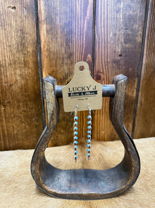 Scottie Earrings-Earrings-LJ Turquoise-Lucky J Boots & More, Women's, Men's, & Kids Western Store Located in Carthage, MO