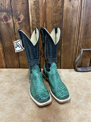Men's Fenoglio Olive Suede Elephant Boot-Men's Boots-Fenoglio Boots-Lucky J Boots & More, Women's, Men's, & Kids Western Store Located in Carthage, MO