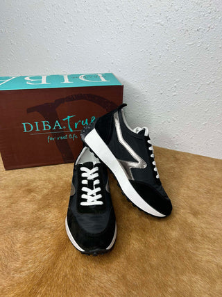 Diba True Kind Mark Black & Pewter Shoes *FINAL SALE*-Women's Casual Shoes-Diba True-Lucky J Boots & More, Women's, Men's, & Kids Western Store Located in Carthage, MO