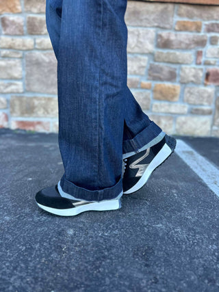 Diba True Kind Mark Black & Pewter Shoes *FINAL SALE*-Women's Casual Shoes-Diba True-Lucky J Boots & More, Women's, Men's, & Kids Western Store Located in Carthage, MO