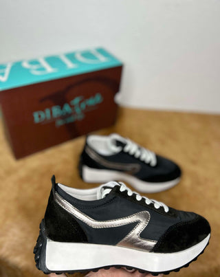Diba True Kind Mark Black & Pewter Shoes *FINAL SALE*-Women's Casual Shoes-Diba True-Lucky J Boots & More, Women's, Men's, & Kids Western Store Located in Carthage, MO