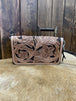 Brown/Natural Floral Tooling