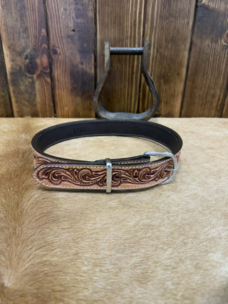 Double J Felicia Floral Belt-Belts-DOUBLE J SADDLERY-Lucky J Boots & More, Women's, Men's, & Kids Western Store Located in Carthage, MO