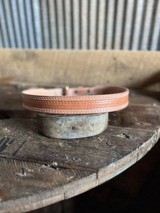 Double J Harness Leather Tapered Stitched Belt-Belts-DOUBLE J SADDLERY-Lucky J Boots & More, Women's, Men's, & Kids Western Store Located in Carthage, MO