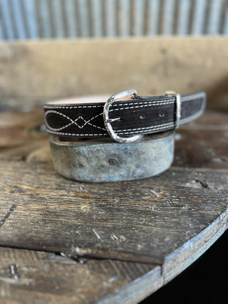 Double J Suede Belts-Belts-DOUBLE J SADDLERY-Lucky J Boots & More, Women's, Men's, & Kids Western Store Located in Carthage, MO