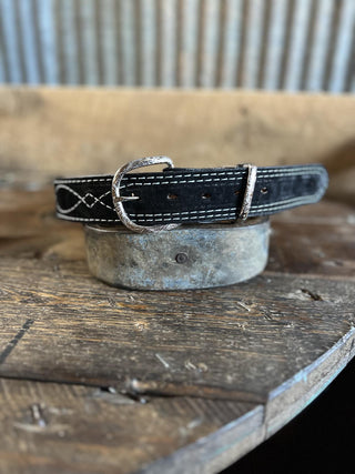 Double J Suede Belts-Belts-DOUBLE J SADDLERY-Lucky J Boots & More, Women's, Men's, & Kids Western Store Located in Carthage, MO