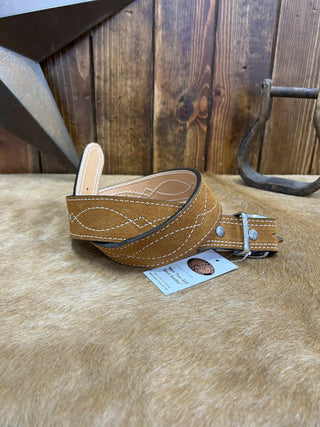 Double J Suede Tapered Belts-Belts-DOUBLE J SADDLERY-Lucky J Boots & More, Women's, Men's, & Kids Western Store Located in Carthage, MO