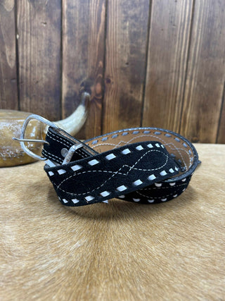 Double J Suede Tapered Belts-Belts-DOUBLE J SADDLERY-Lucky J Boots & More, Women's, Men's, & Kids Western Store Located in Carthage, MO