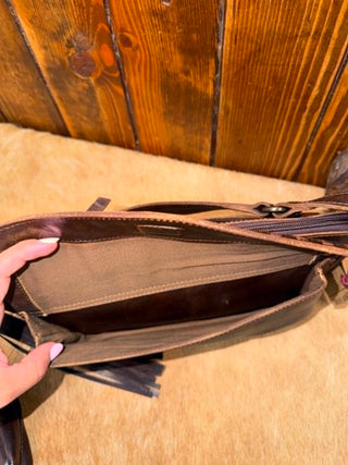STS Chocolate Bandera Shoulder Bag