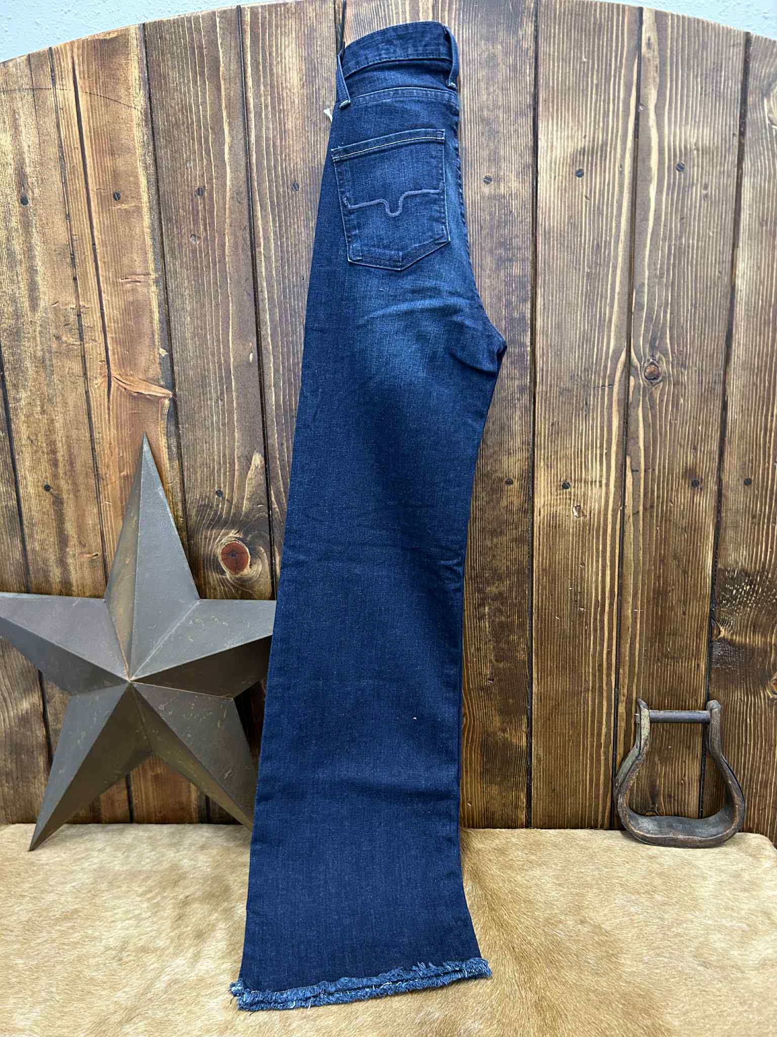 Kimes Ranch Olivia Dark Wash High Rise Wide Leg Jean-Women's Denim-Kimes Ranch-Lucky J Boots & More, Women's, Men's, & Kids Western Store Located in Carthage, MO