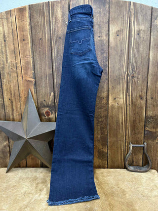 Kimes Ranch Olivia Dark Wash High Rise Wide Leg Jean-Women's Denim-Kimes Ranch-Lucky J Boots & More, Women's, Men's, & Kids Western Store Located in Carthage, MO