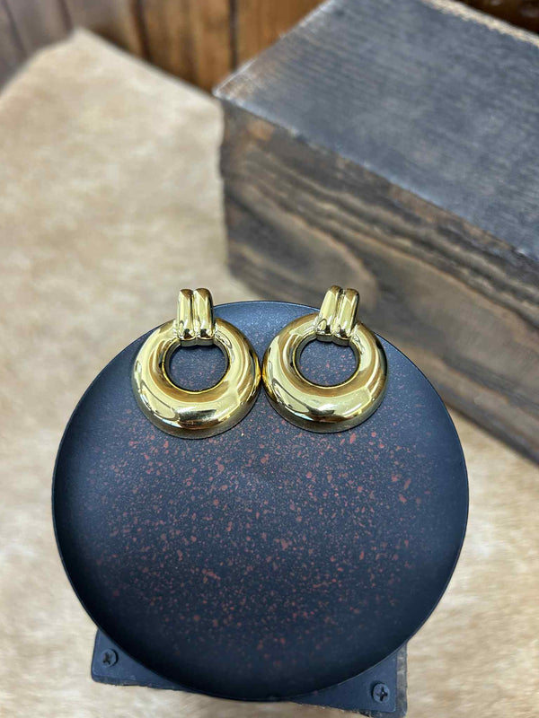 Door Knocker Earrings-Earrings-LJ Fashion Jewelry-Lucky J Boots & More, Women's, Men's, & Kids Western Store Located in Carthage, MO