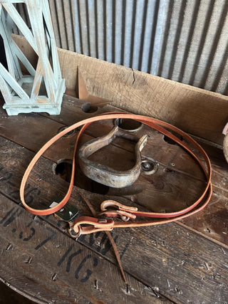 E6508 Roping Reins 5/8 X 8'-Reins-Berlin Leather-Lucky J Boots & More, Women's, Men's, & Kids Western Store Located in Carthage, MO