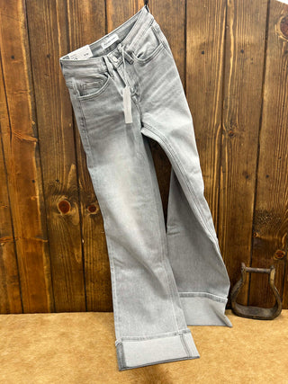 Women's Flying Monkey Audrey Mid Rise Wide Leg Jean-Women's Denim-Flying Monkey-Lucky J Boots & More, Women's, Men's, & Kids Western Store Located in Carthage, MO