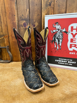 Men's Hyer Cowley Matte Dark Brown Big Bass Boot