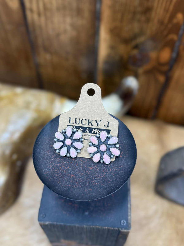Zaria Earrings-Earrings-LJ Turquoise-Lucky J Boots & More, Women's, Men's, & Kids Western Store Located in Carthage, MO