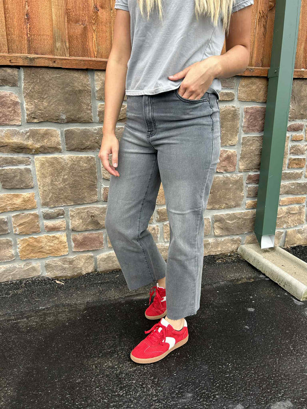 Hidden Amelia High Rise Straight Leg Jean-Women's Denim-HIDDEN-Lucky J Boots & More, Women's, Men's, & Kids Western Store Located in Carthage, MO