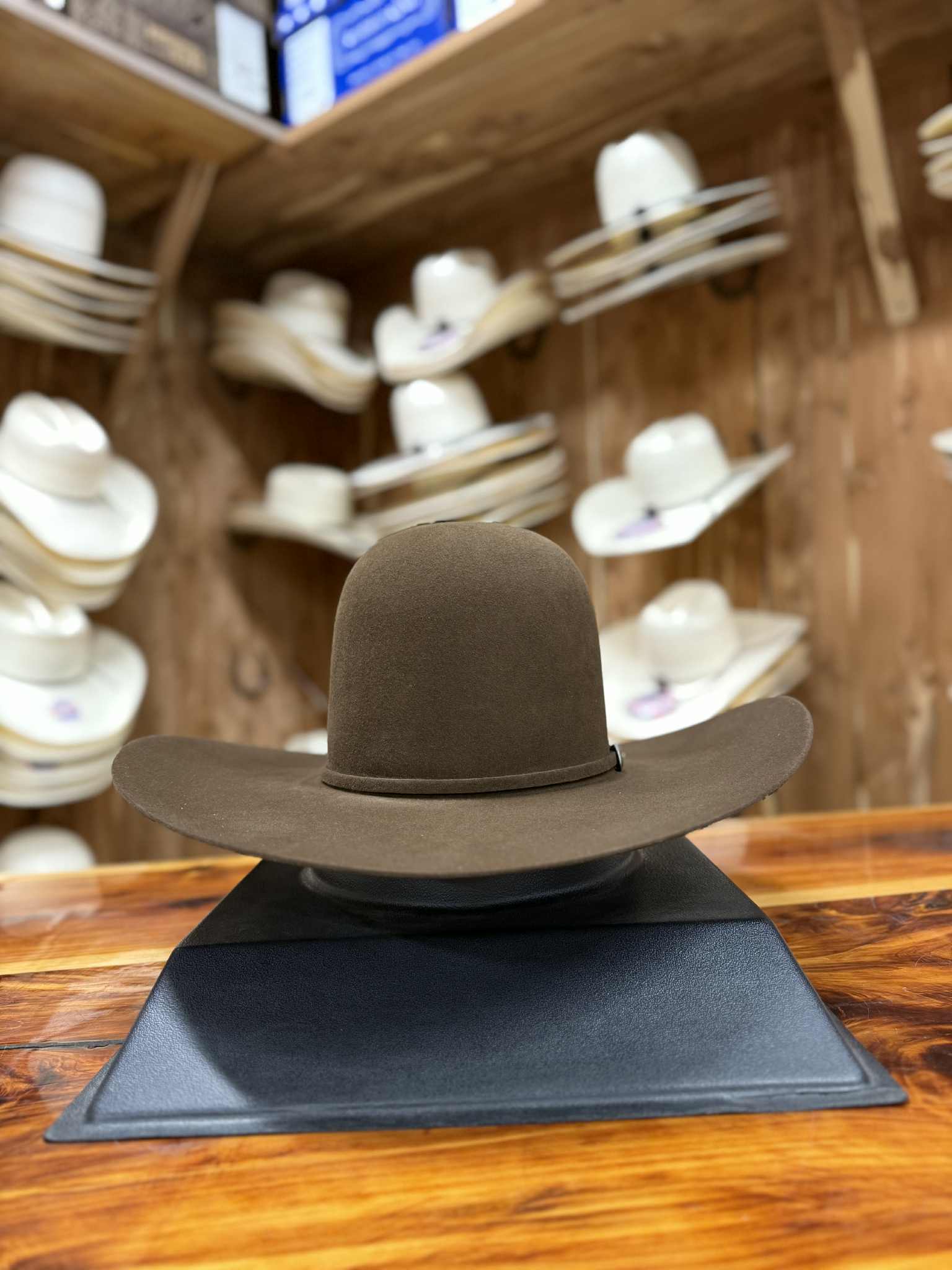 Rodeo King 30X Whiskey Felt Hat-Felt Cowboy Hats-Rodeo King-Lucky J Boots & More, Women's, Men's, & Kids Western Store Located in Carthage, MO