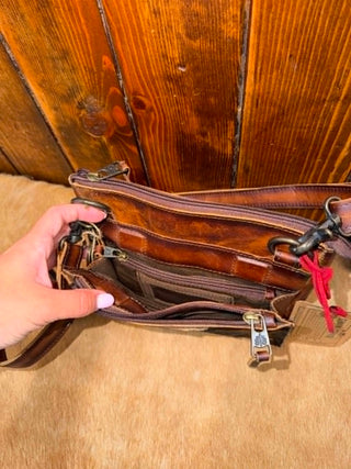 STS Guadalupe Cowhide Lily Crossbody