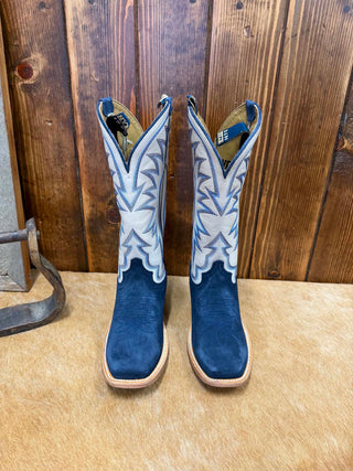 Women's Hyer Rose Hill Navy Roughout Boot