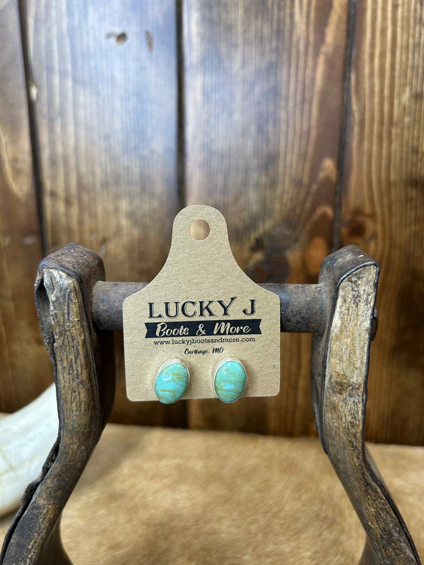 Eila Earrings-Earrings-LJ Turquoise-Lucky J Boots & More, Women's, Men's, & Kids Western Store Located in Carthage, MO