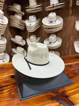 Rodeo King Cattleman 24K 4 1/4" Brim Straw Hat-Straw Cowboy Hats-Rodeo King-Lucky J Boots & More, Women's, Men's, & Kids Western Store Located in Carthage, MO