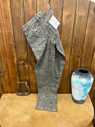 Women's Hidden Millie High Rise Tiger Print Dad Jean