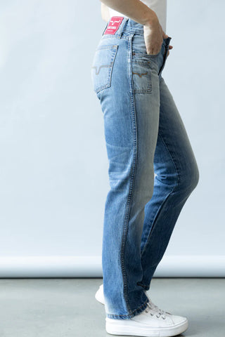Kimes Mid Wash Brooks Jeans-Women's Denim-Kimes Ranch-Lucky J Boots & More, Women's, Men's, & Kids Western Store Located in Carthage, MO