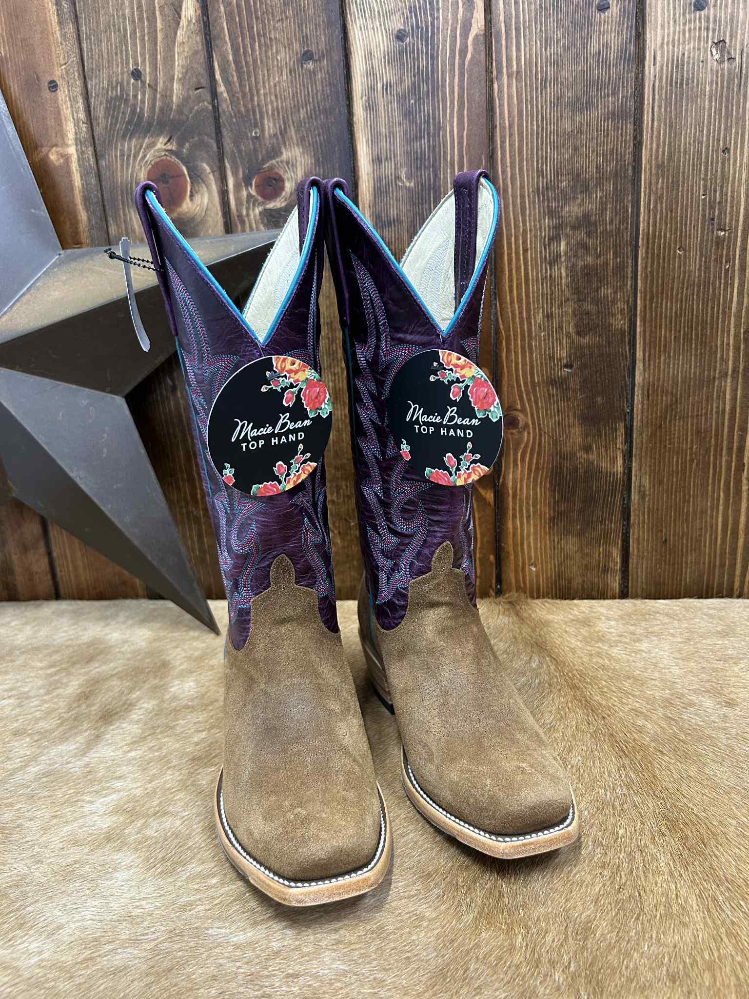 Women's Macie Bean Waxy Commander Snuff Boot-Women's Boots-Macie Bean-Lucky J Boots & More, Women's, Men's, & Kids Western Store Located in Carthage, MO