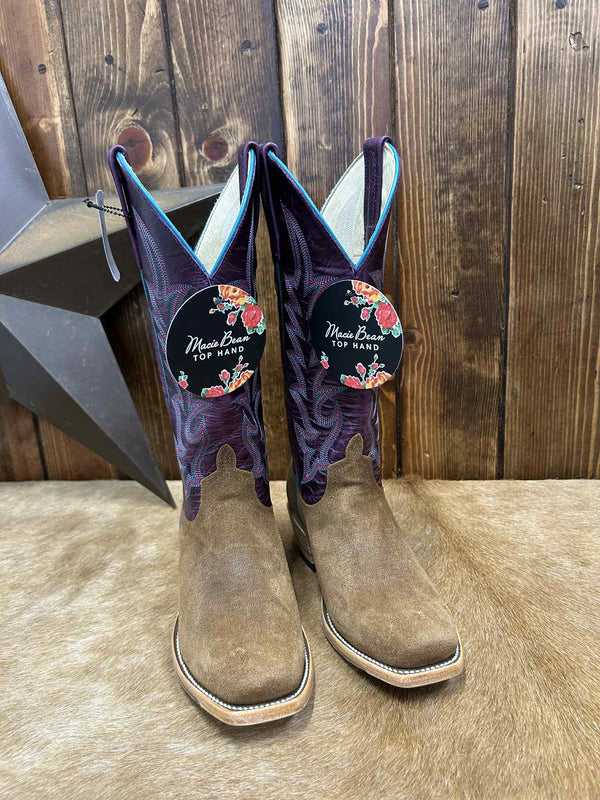 Women's Macie Bean Waxy Commander Snuff Boot-Women's Boots-Macie Bean-Lucky J Boots & More, Women's, Men's, & Kids Western Store Located in Carthage, MO