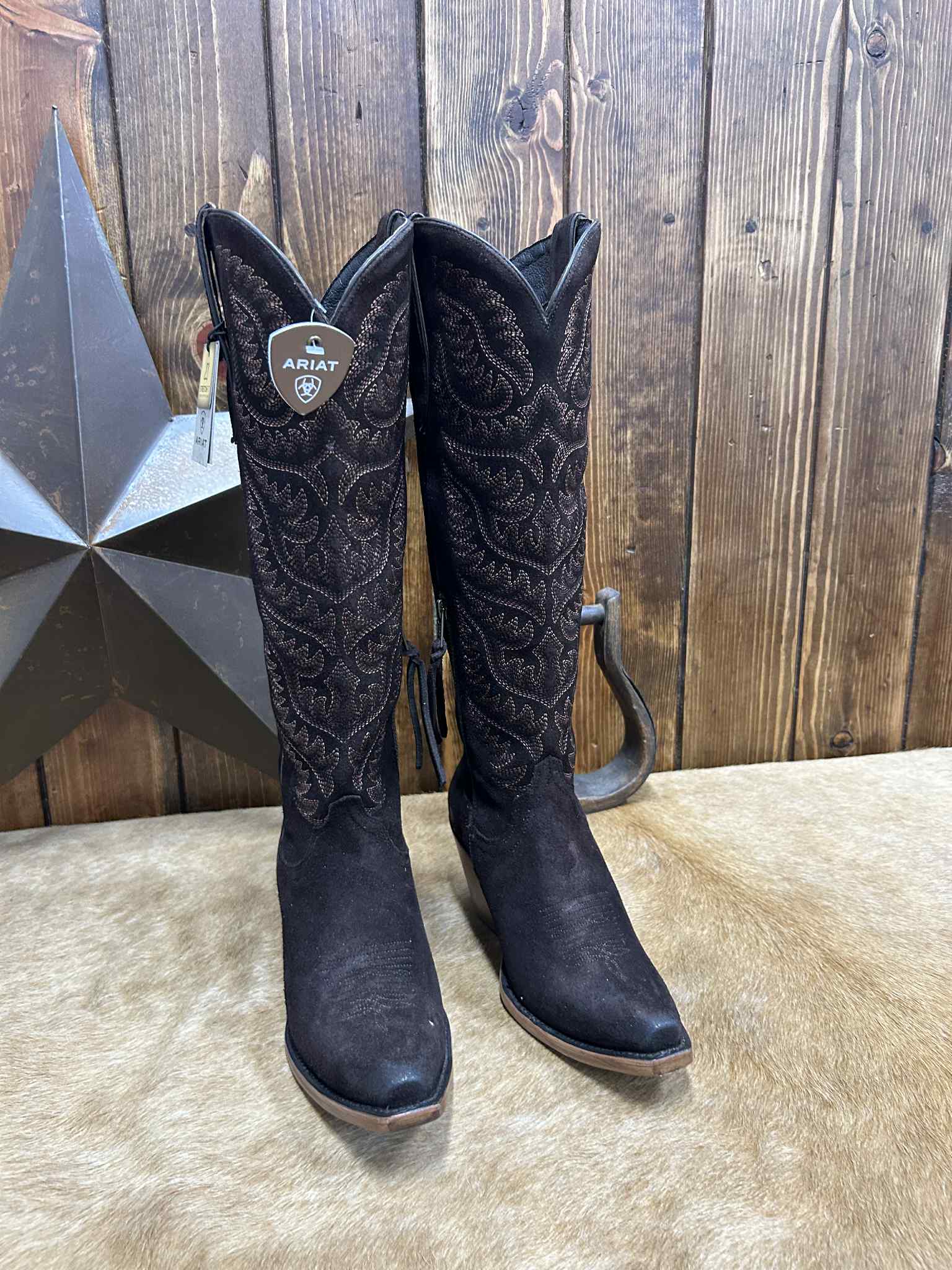 Womens Ariat French Roast Laramie Boot-Women's Boots-Ariat-Lucky J Boots & More, Women's, Men's, & Kids Western Store Located in Carthage, MO