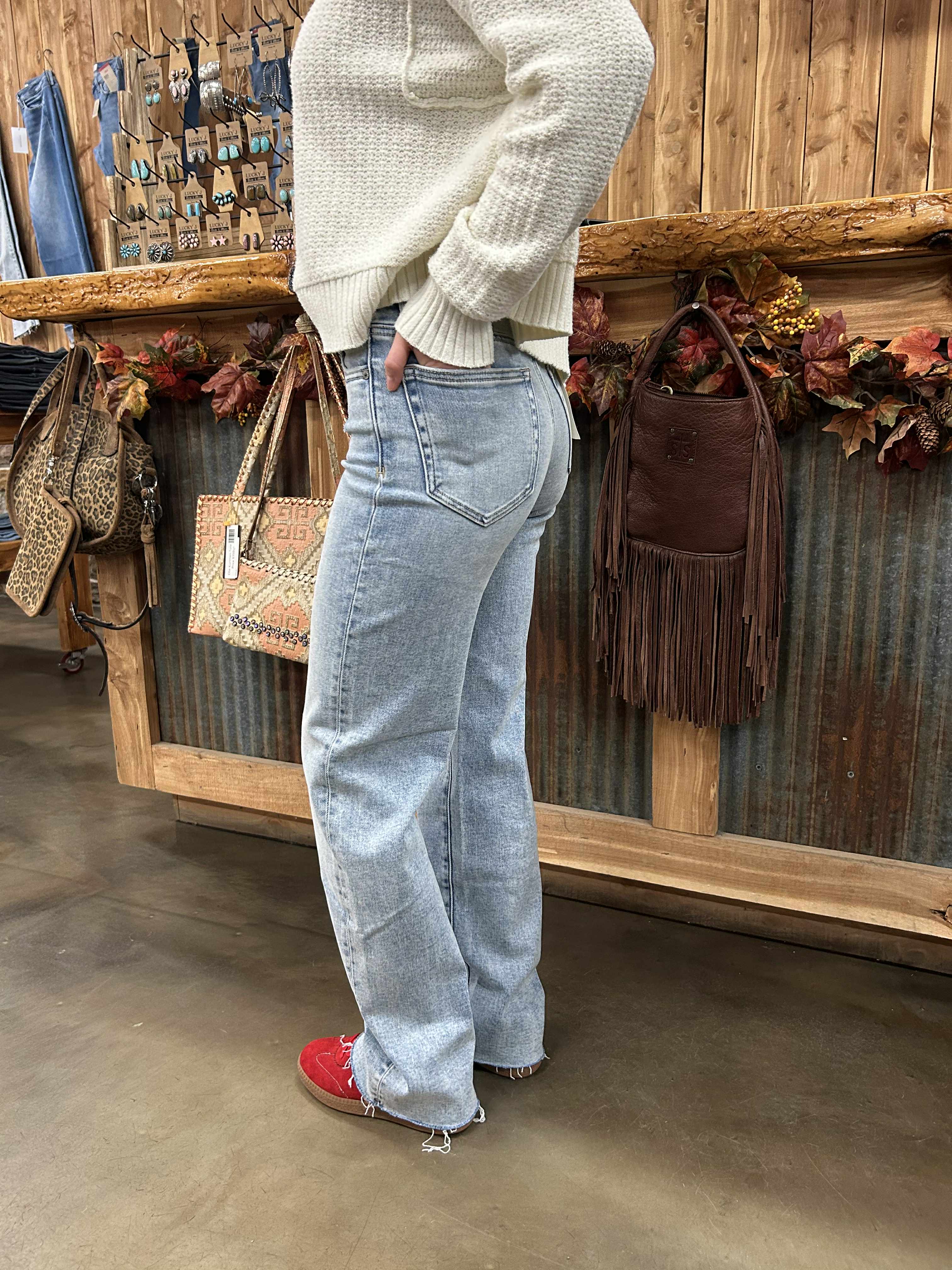 Hidden Macy Classic Fit Straight Leg Jean-Women's Denim-HIDDEN-Lucky J Boots & More, Women's, Men's, & Kids Western Store Located in Carthage, MO